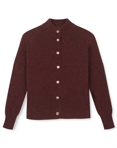 Sibin Linneberg - Elisabeth Strik Cardigan - Burgundy 